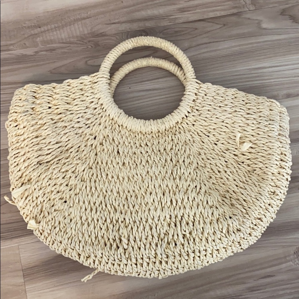 Forever21 Straw Basketwoven Tote